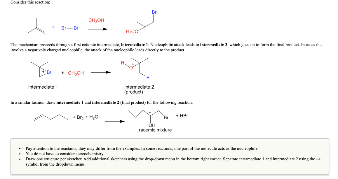 Solved Consider this reaction: The mechanism proceeds | Chegg.com