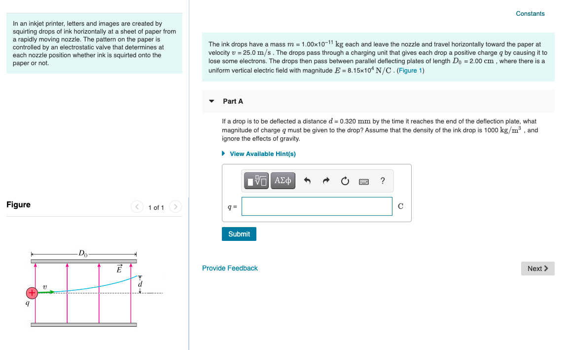 Solved In an inkjet printer, letters and images are created | Chegg.com