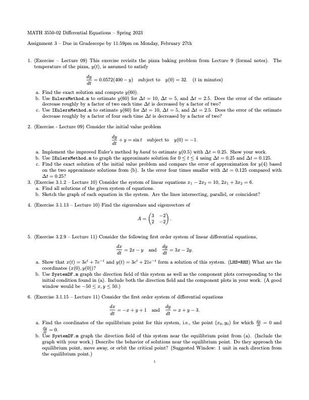 Solved 1. (Exercise - Lecture 09) This exercise revisits the | Chegg.com