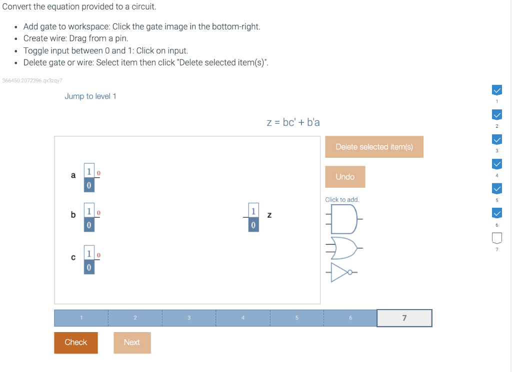 Solved Convert the equation provided to a circuit • Add gate Chegg