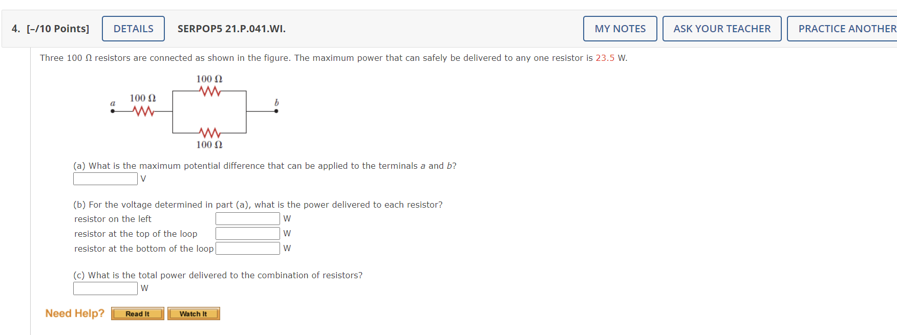 Solved (b) For The Voltage Determined In Part (a), What Is | Chegg.com