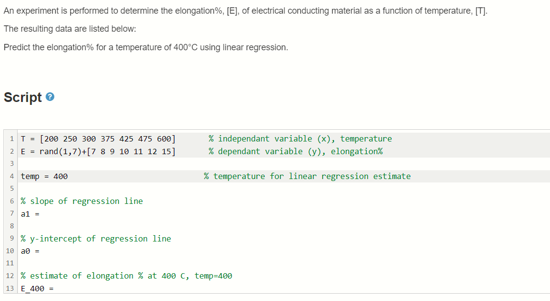 Solved An experiment is performed to determine the | Chegg.com