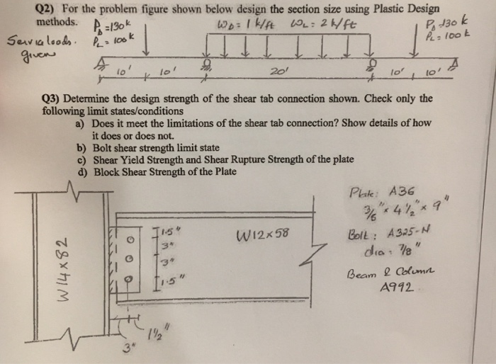 Solved 02) For The Problem Figure Shown Below Design The 