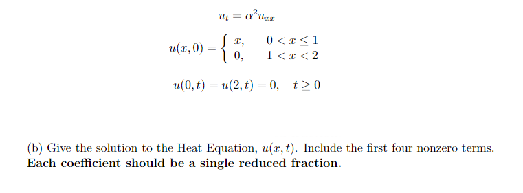 Solved U = = A Un U(1,0) = ſ X, 0, { 0