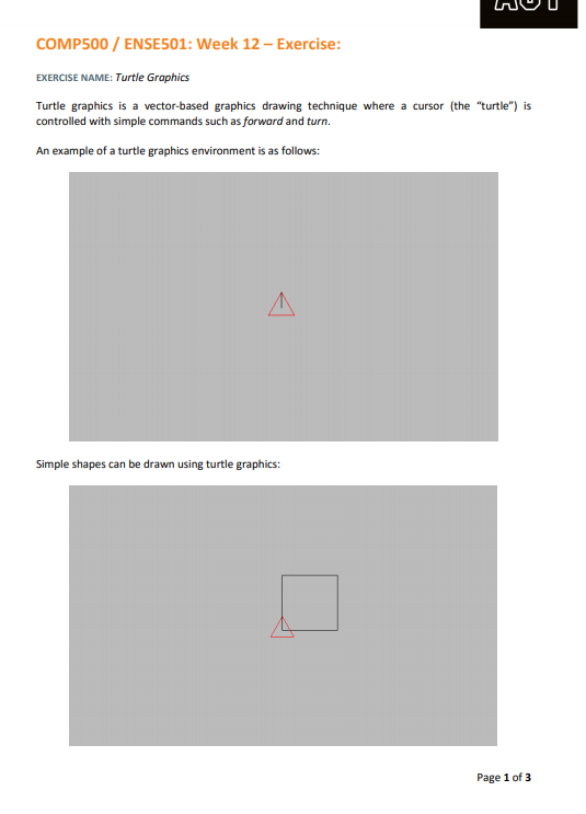 COMP500 / ENSE501: Week 12 - Exercise: EXERCISE NAME: | Chegg.com