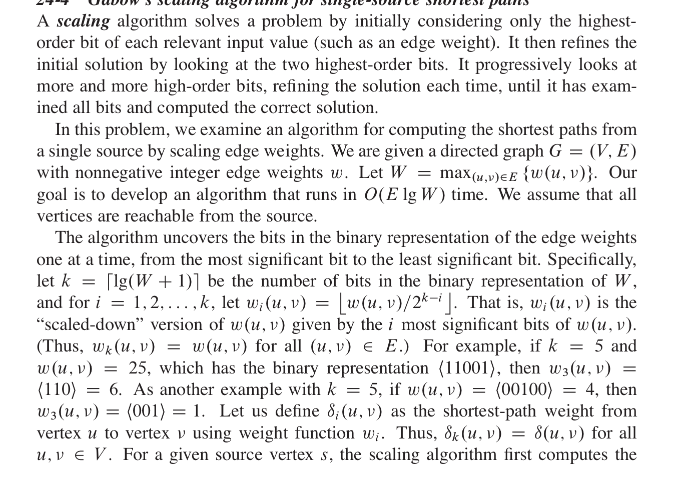 Solved A scaling algorithm solves a problem by initially | Chegg.com