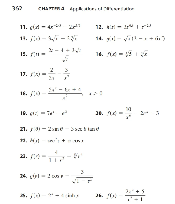 Solved Find the most general antiderivative of the function. | Chegg.com