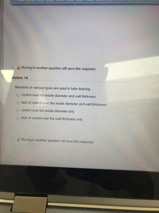 Solved A Moving to another question will save this response
