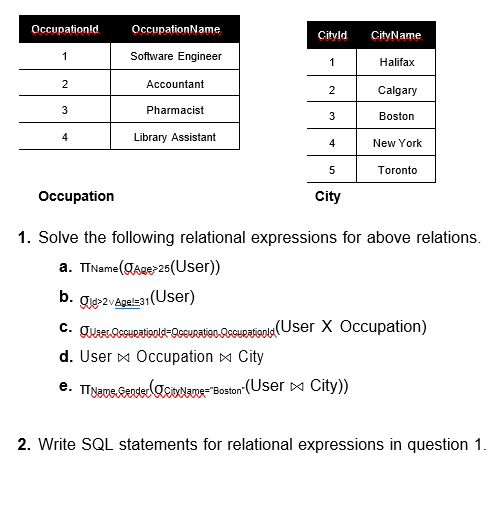 Solved 1) Solve All Queries Below Using Only Select, | Chegg.com