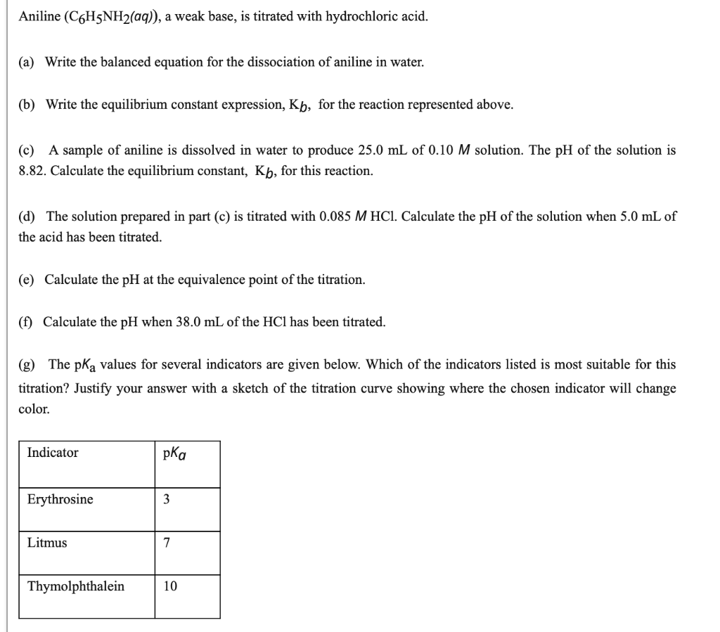 solved-aniline-c6h5nh2-aq-a-weak-base-is-titrated-with-chegg