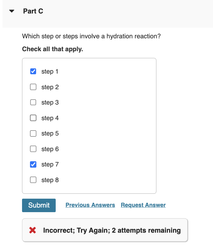 Solved Look At The Eight Steps Of The Citric Acid Cycle (see | Chegg.com