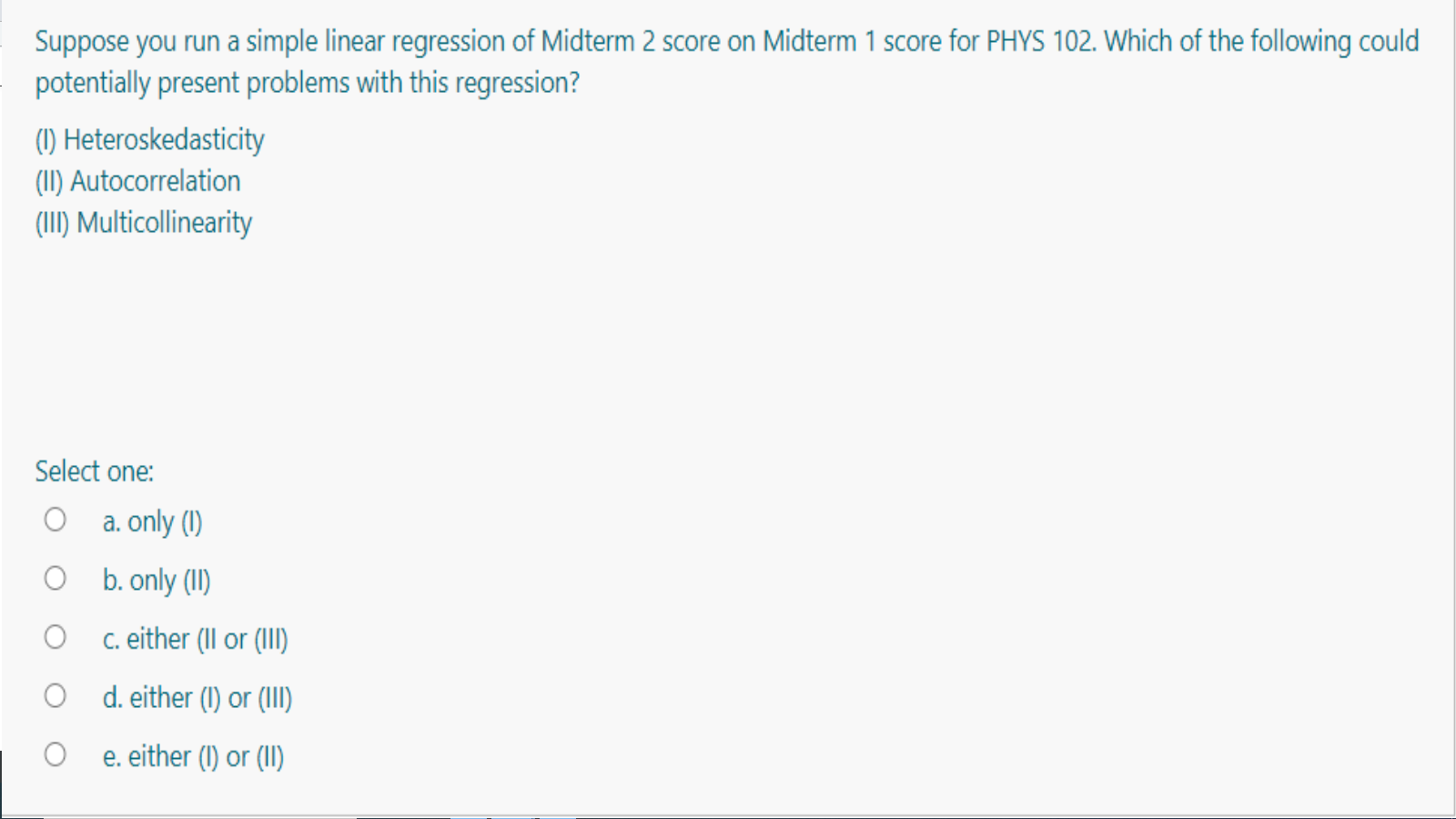 Solved Suppose you run a simple linear regression of Midterm | Chegg.com
