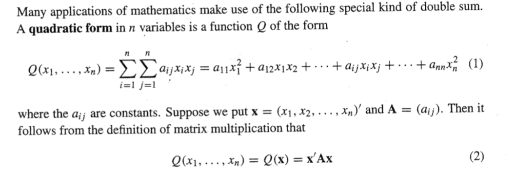 Solved 5 Show That If Q X Ax In 2 Is Positive Defini Chegg Com