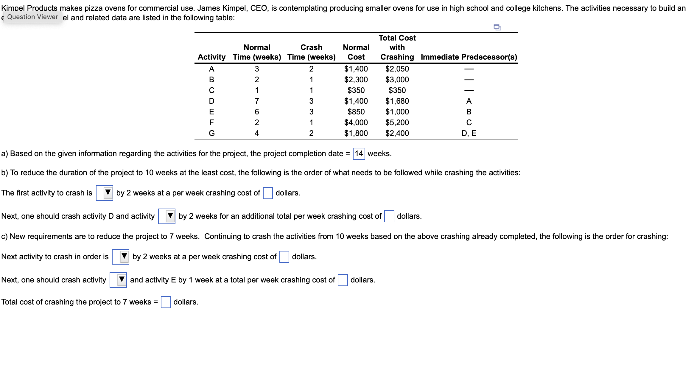 Solved a) Based on the given information regarding the | Chegg.com