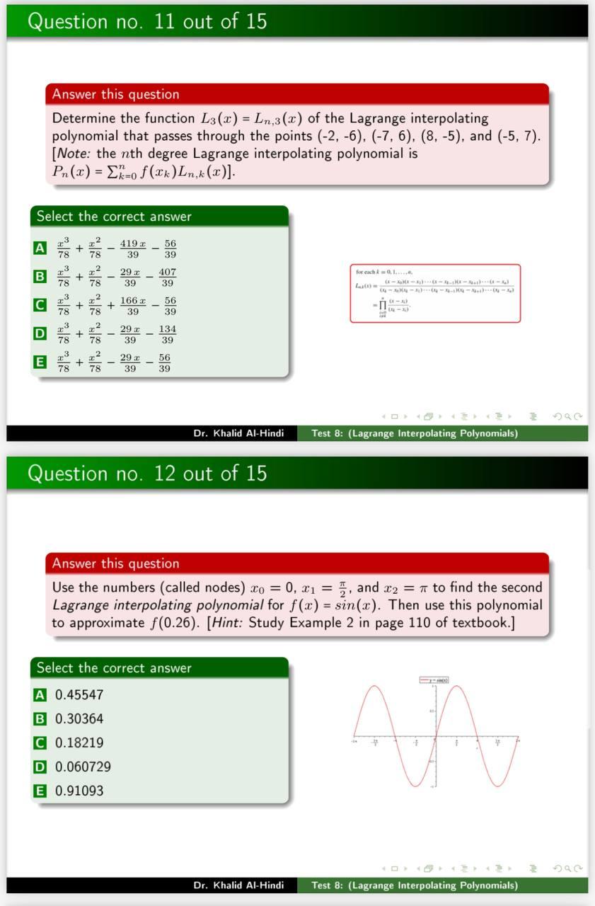 Solved Question no. 11 out of 15 Answer this question | Chegg.com