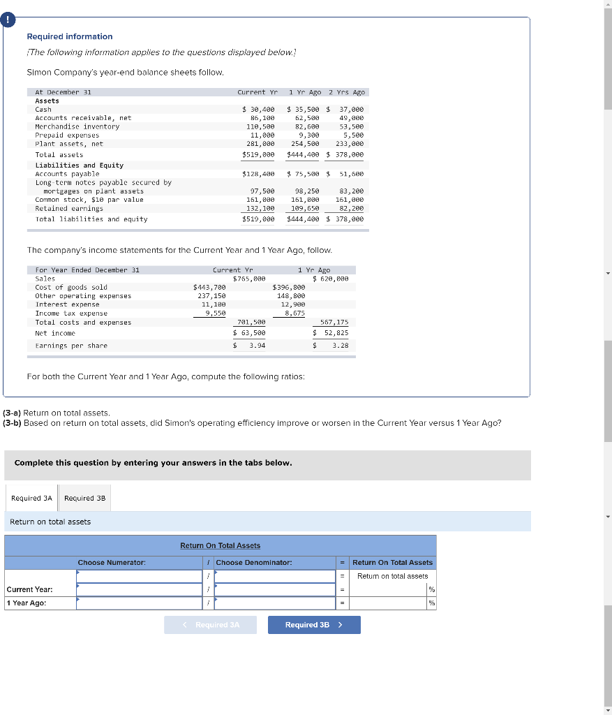 Solved O Required information The following information | Chegg.com