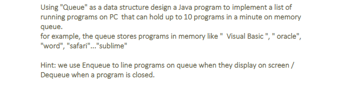Solved Solve with using Circular queue See the description | Chegg.com