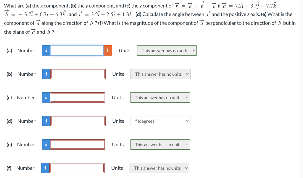 Solved What are (a) the x component, (b) the y component, | Chegg.com