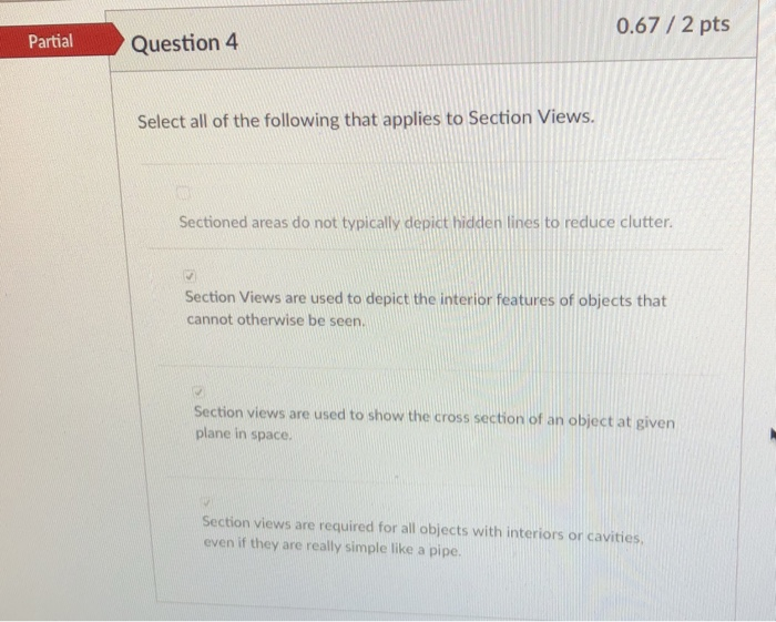 Solved 0.67 /2 pts Partial Question 1 Select all of the | Chegg.com