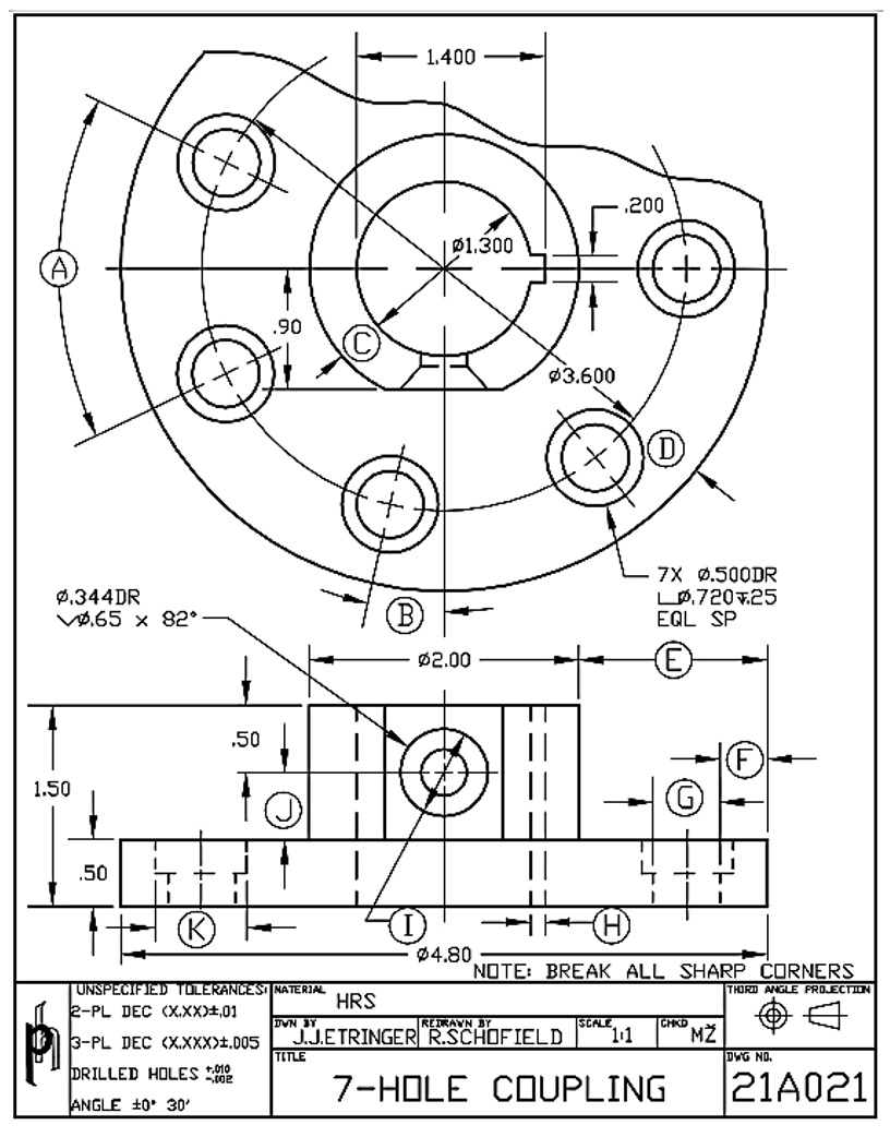 Solved 2. Refer To Drawing 21a021 And Fill Out The Following 