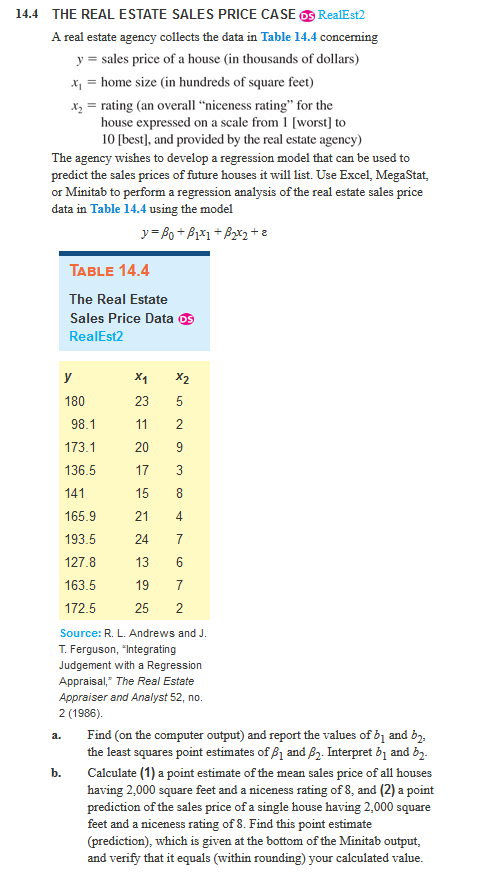 14.4 THE REAL ESTATE SALES PRICE CASE OS RealEst2 A