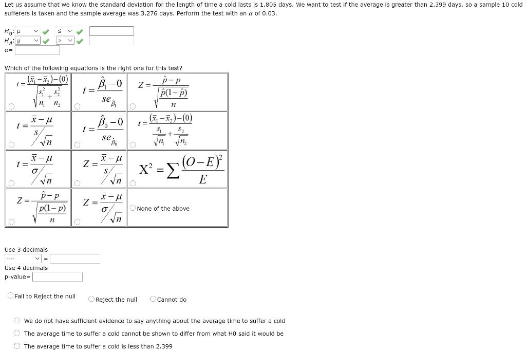 Solved Let us assume that we know the standard deviation for | Chegg.com