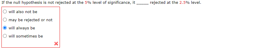 what does it mean when null hypothesis is rejected