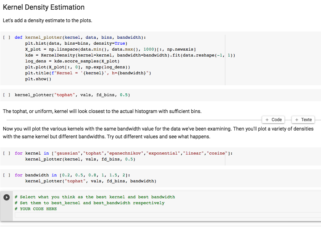 Unsupervised Learning - Density Estimation In this | Chegg.com