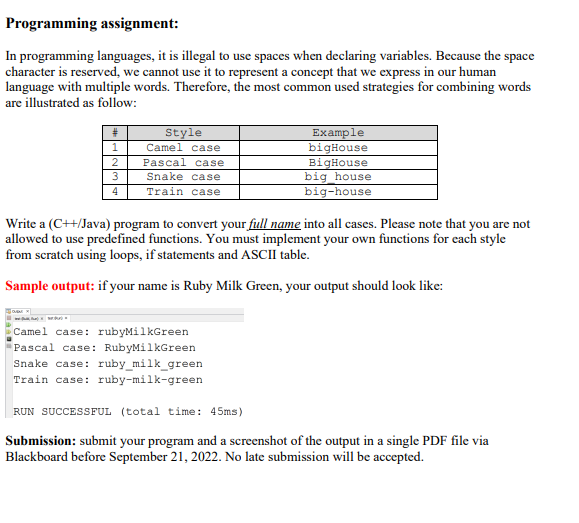 Solved I want the solution in Java please, Please note that | Chegg.com