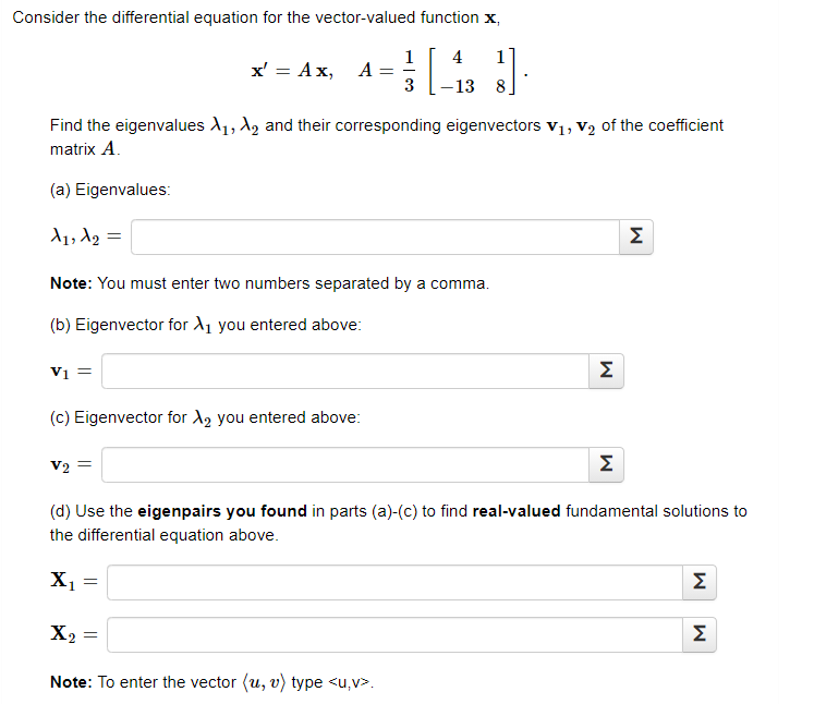 Solved Consider the differential equation for the | Chegg.com