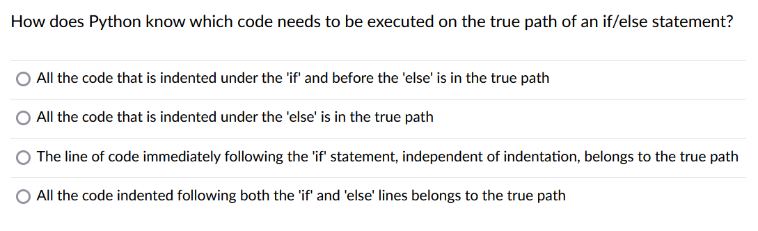 Solved How does Python know which code needs to be executed | Chegg.com