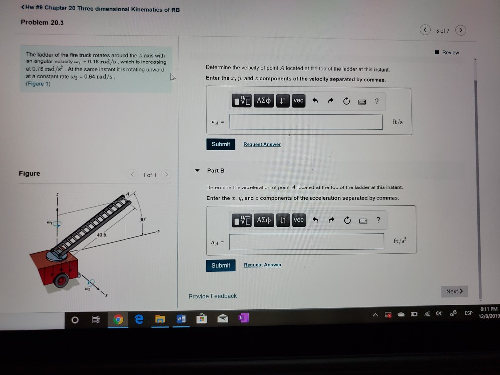 Solved Determine the acceleration of point A located at the | Chegg.com
