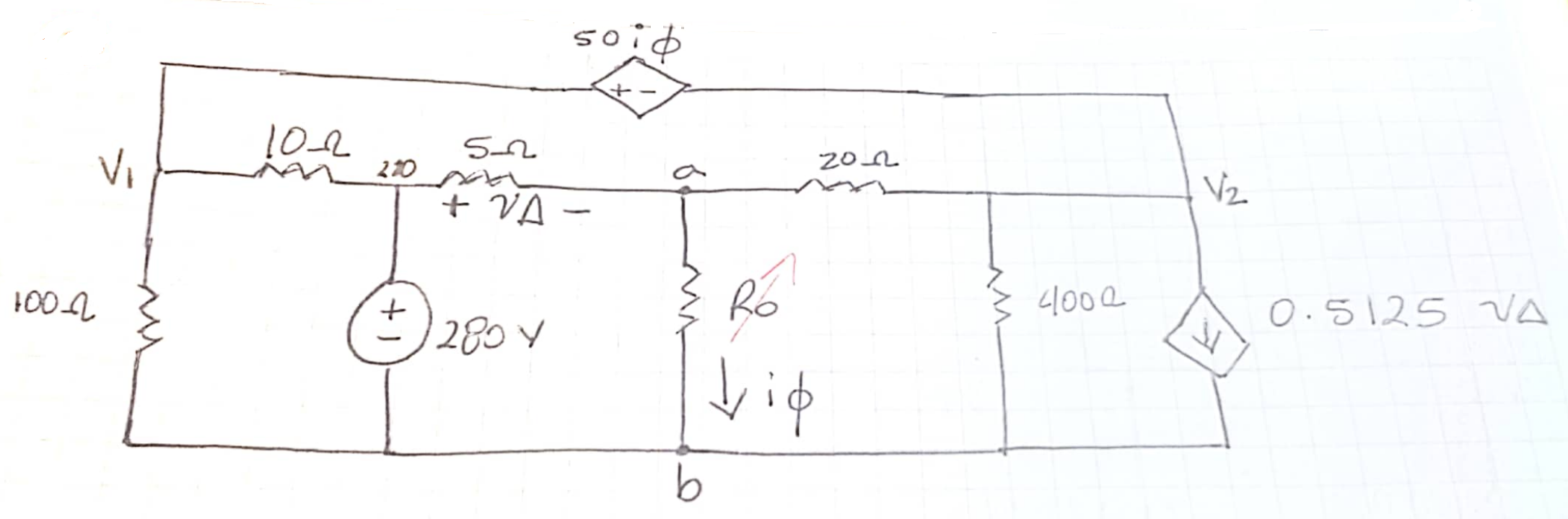 Solved The variable resistor in the circuit is adjusted for | Chegg.com