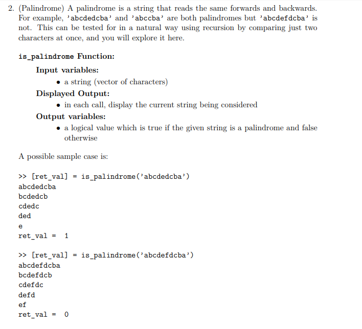 Solved how do i code this using a recursive function in | Chegg.com