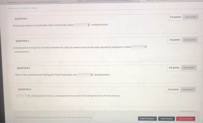 Solved Question Completion Status 0.5 points Save Answer | Chegg.com
