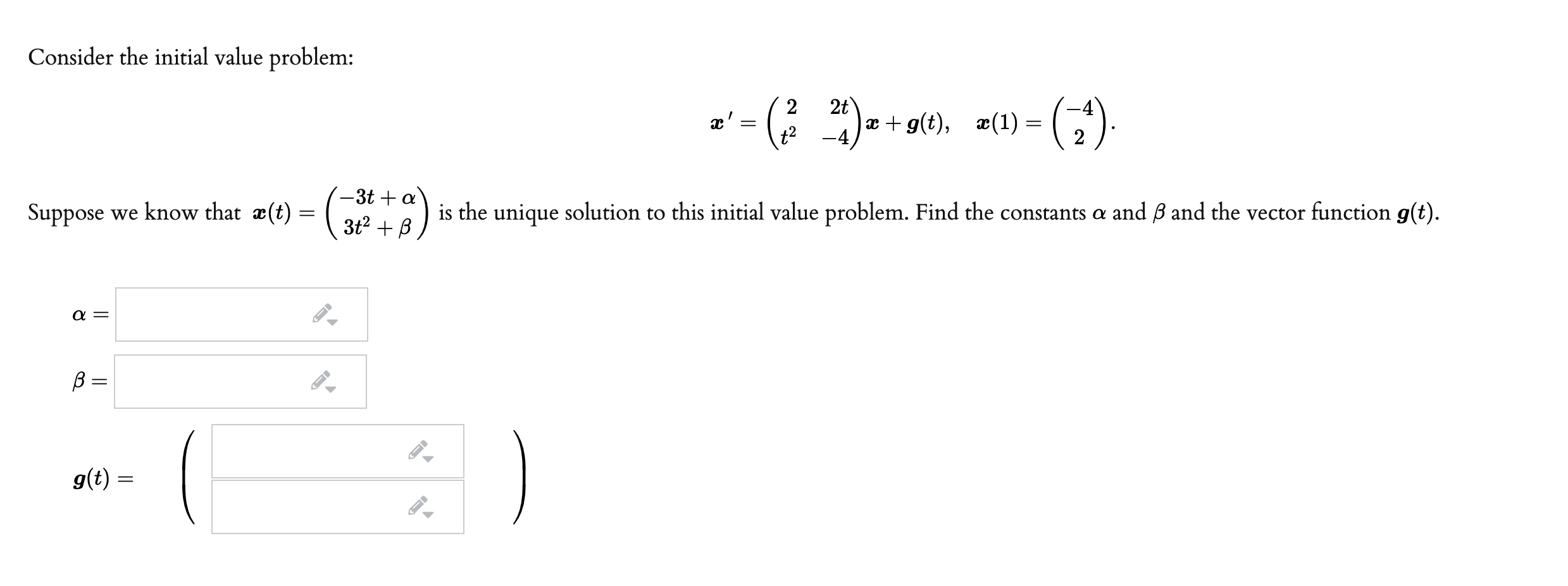 Solved Consider The Initial Value Problem 2 Chegg Com