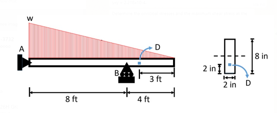 Solved Determine The Principal Stresses And The Maximum | Chegg.com