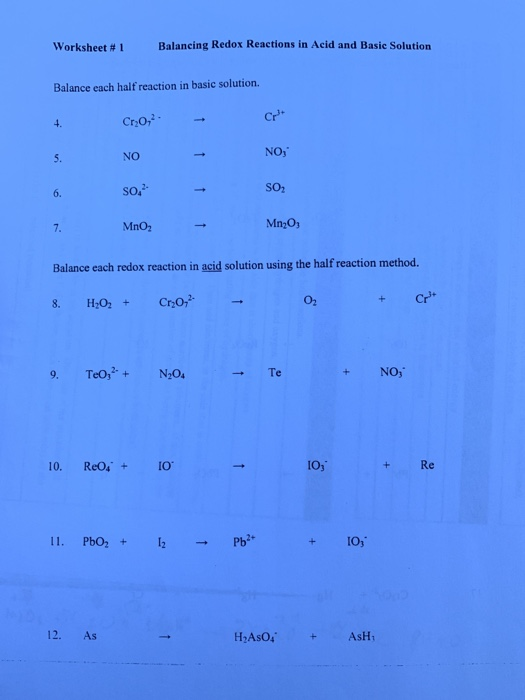 solved-worksheet-1-balancing-redox-reactions-in-acid-and-chegg