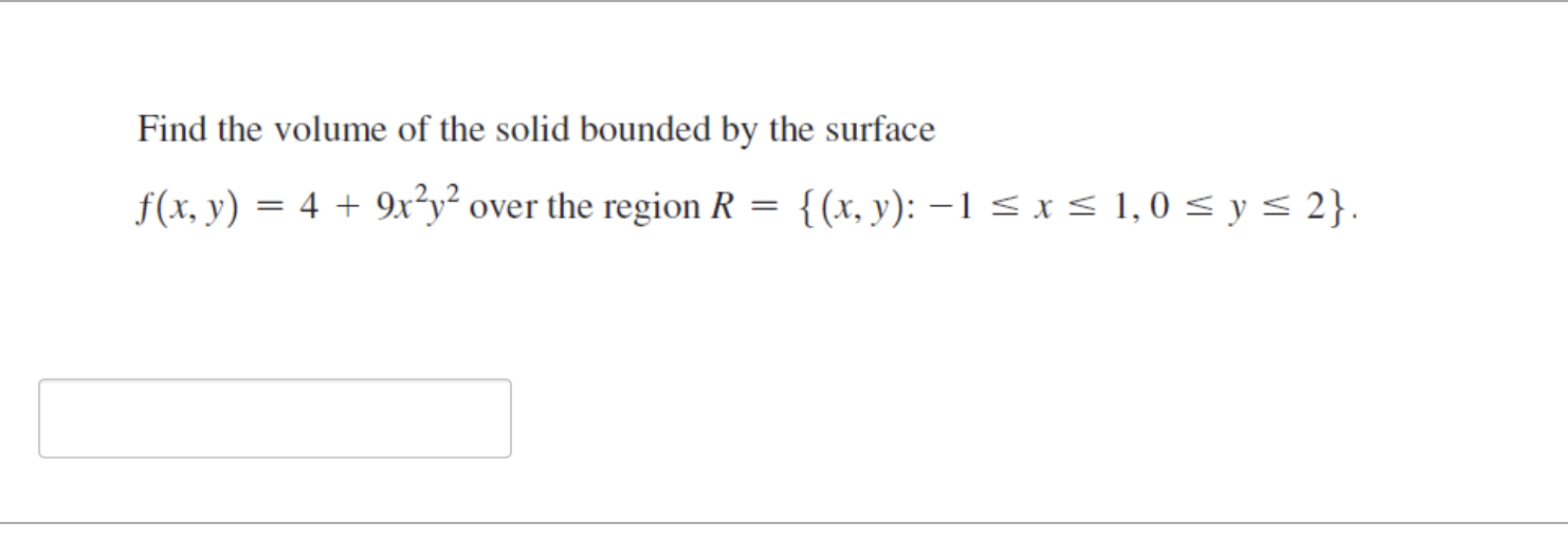 Solved Find the volume of the solid bounded by the surface | Chegg.com