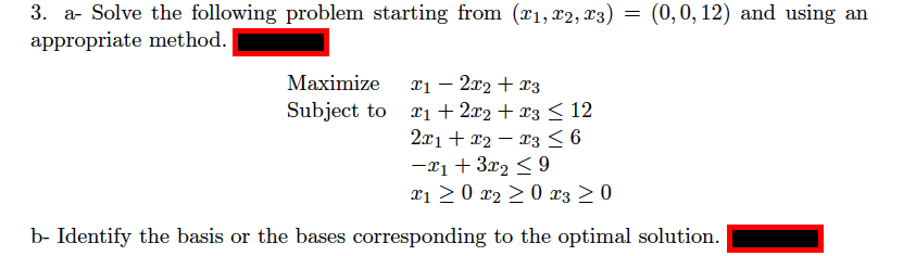 Solved 3. a- Solve the following problem starting from (21, | Chegg.com