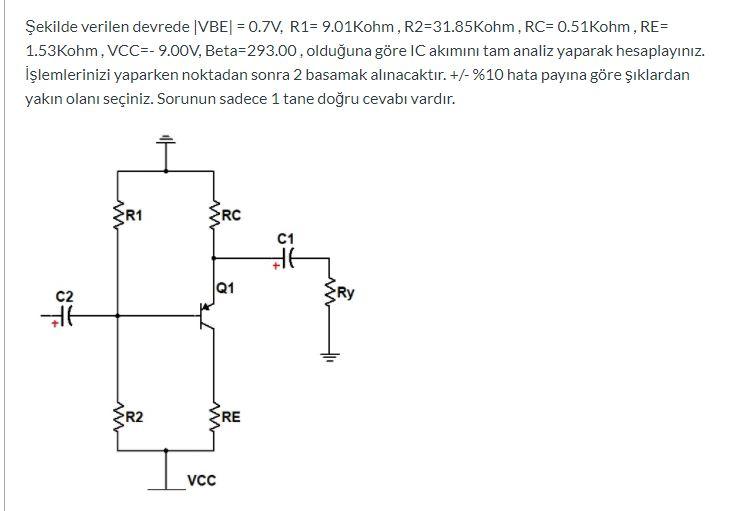 Solved Calculate the IC current by full analysis. When | Chegg.com