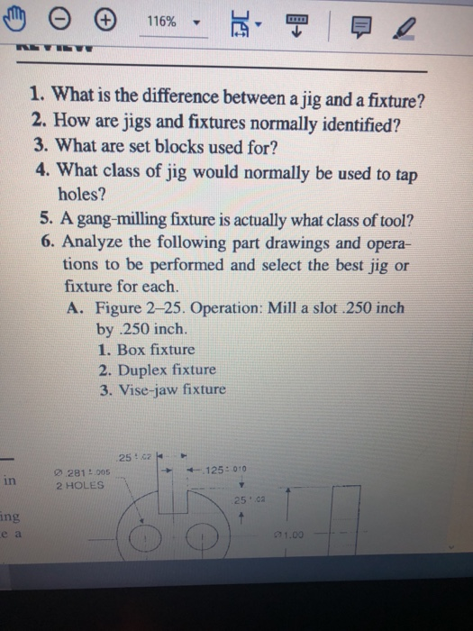 Solved 1. What is the difference between a jig and a