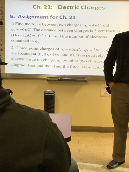 Solved Ch. 21: Electric Charges G. Assignment for Ch. 21 1: | Chegg.com