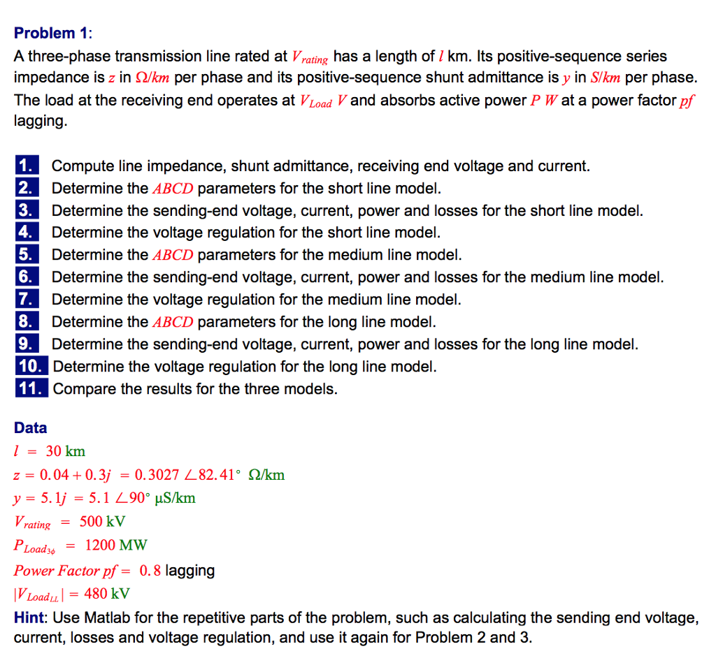 Voltage Regulation Formula For Transmission Line