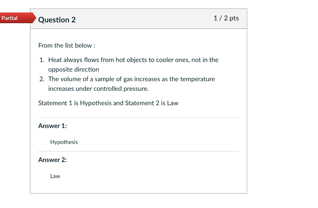 which statement is a possible hypothesis for this experiment