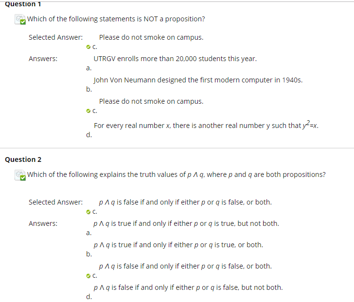 Solved Question 5 (1 point) let p = John has a social media