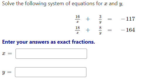 Solved Solve The Following System Of Equations For A And B | Chegg.com