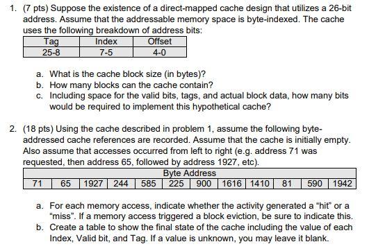 Solved (Computer Organization And Design)Solve This Please | Chegg.com