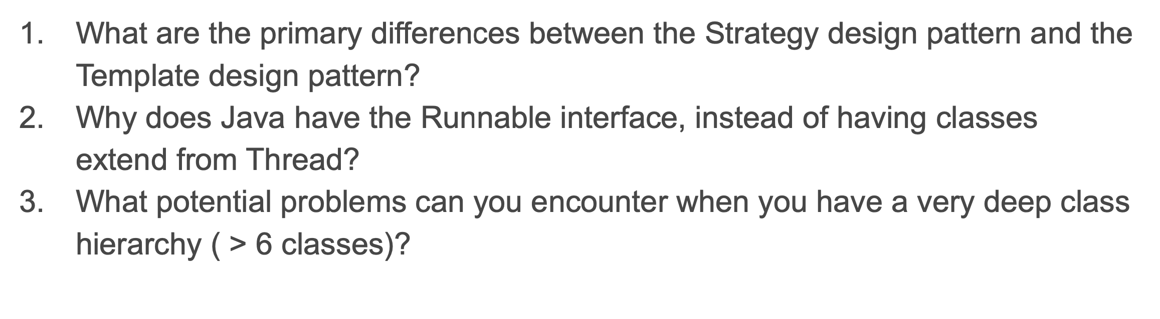 Solved 1. What are the primary differences between the | Chegg.com