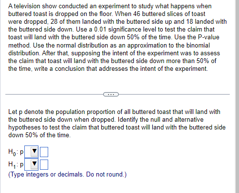 Solved A television show conducted an experiment to study | Chegg.com